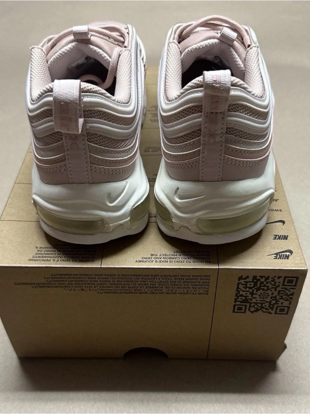 Nike Air Max 97 Pink Oxford Women’s size 12 Running Shoes NEW!